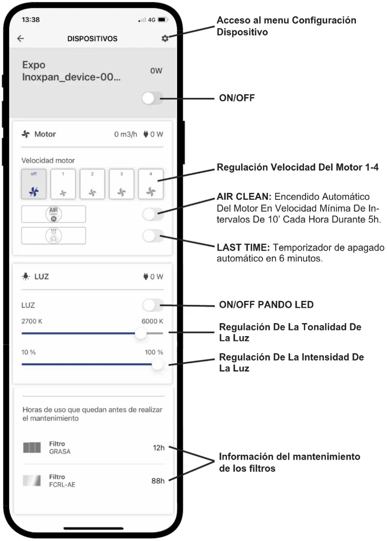 Pando I-894 - NOTA: CONFIGURAR DISPOSITIVO SEGÚN EL MODELO Y LAS CARACTERISTICAS DE SU CAMAPANA - 3
