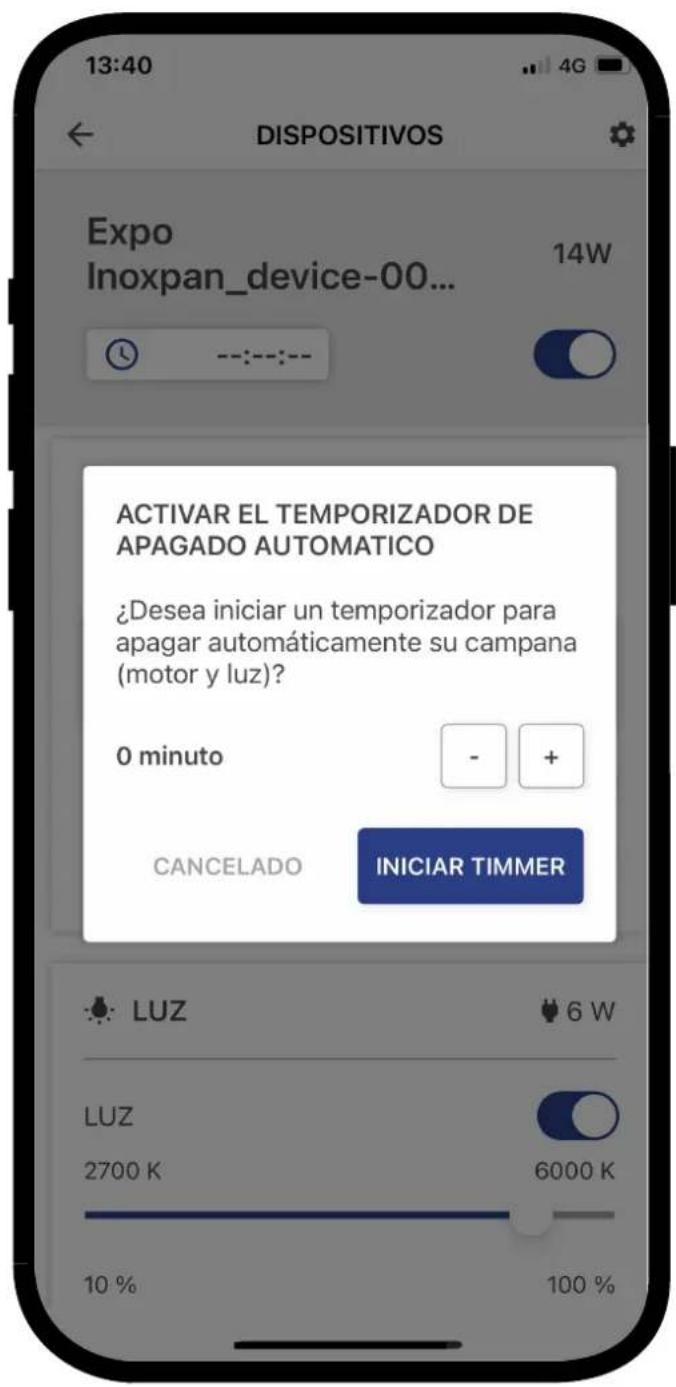 Pando I-894 - NOTA: CONFIGURAR DISPOSITIVO SEGÚN EL MODELO Y LAS CARACTERISTICAS DE SU CAMAPANA - 5