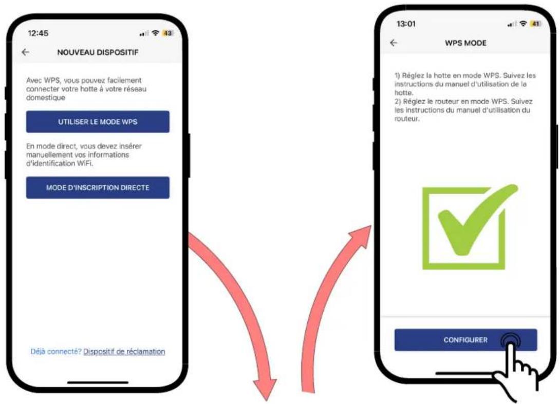 Pando I-894 - MODE DE CONNEXION WPS avec télécommande - 4