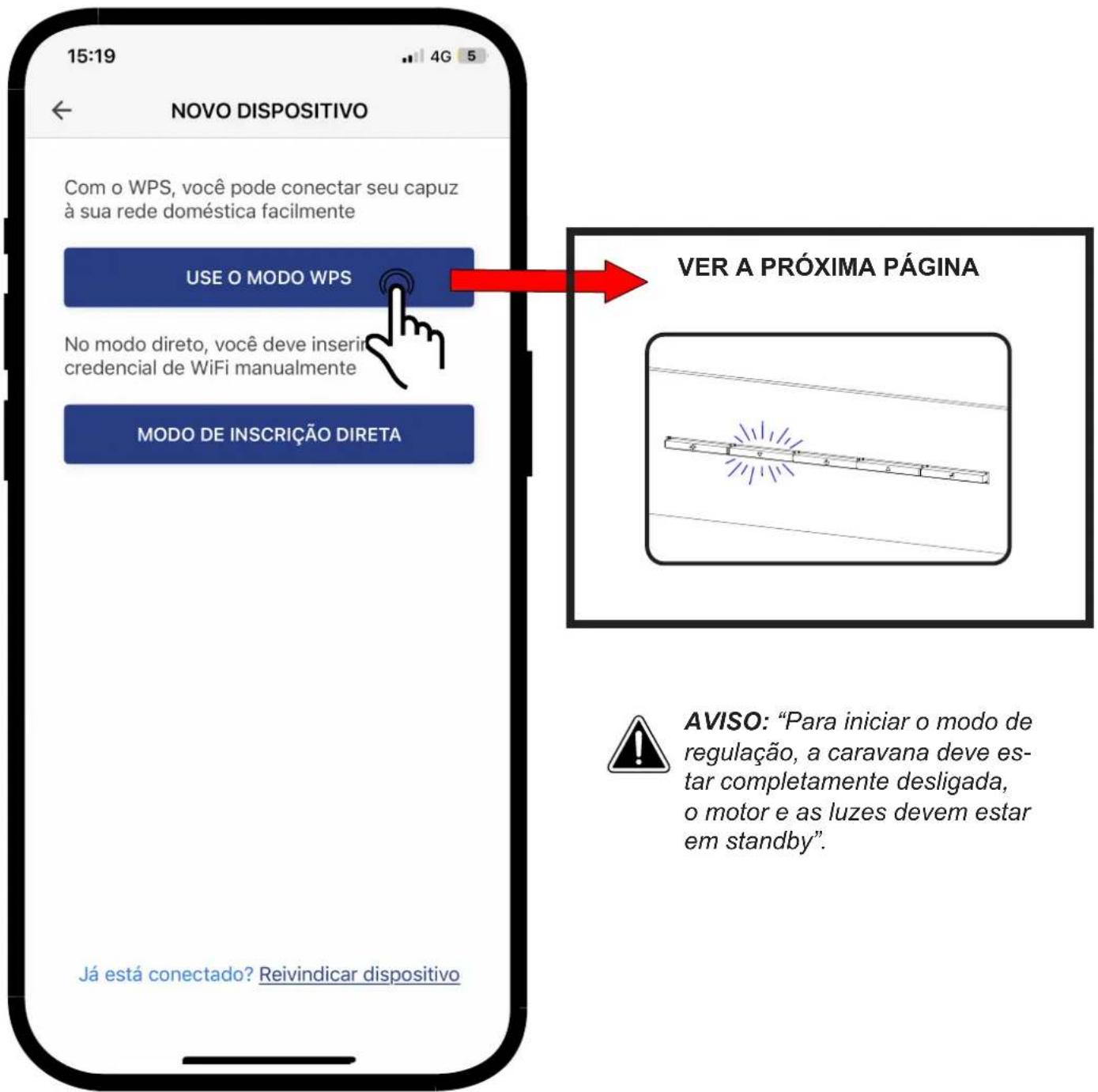 Pando I-894 - LIGAÇÃO ATRAVÉS DO MODO WPS APENAS COMO ALTERNATIVA AO MODO DE REGISTO DIRECTO - 3