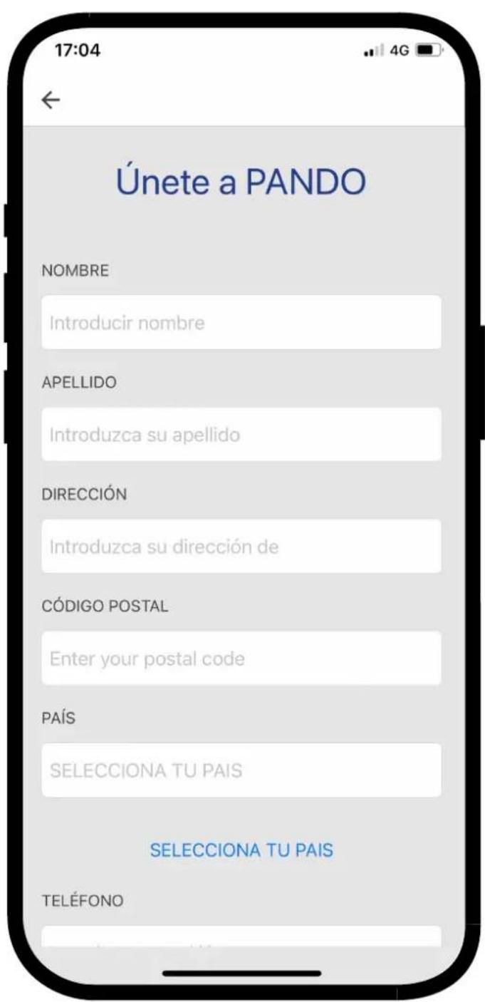 Pando I-894 - Obligación de enviar sus datos personales y consecuencias de no hacerlo. - 2