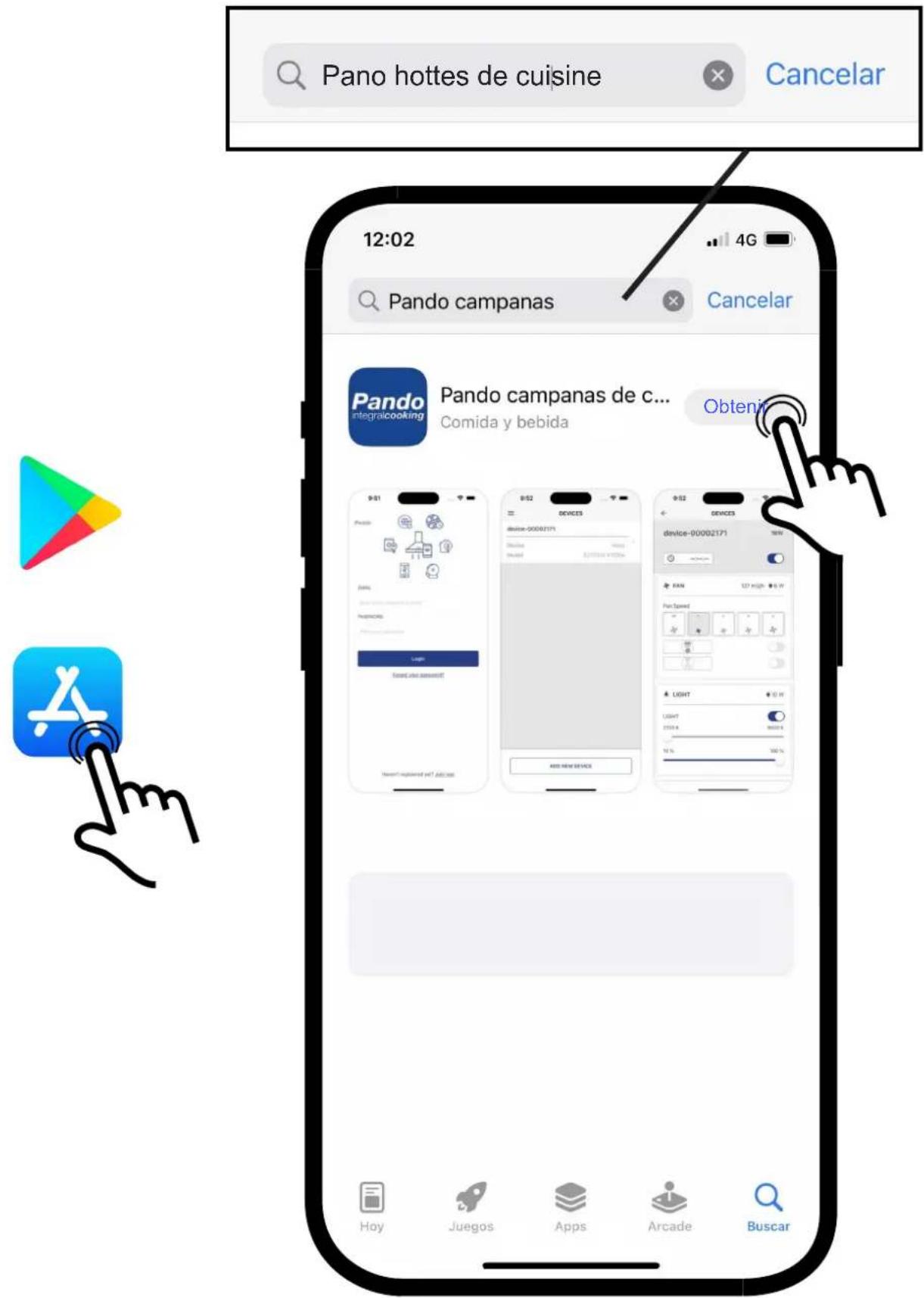 Pando I-894 - L'INSTALLATION ET L'UTILISATION DE L'APPLICATION : COMMENT CONNECTER VOTRE CLOCHE : - 1