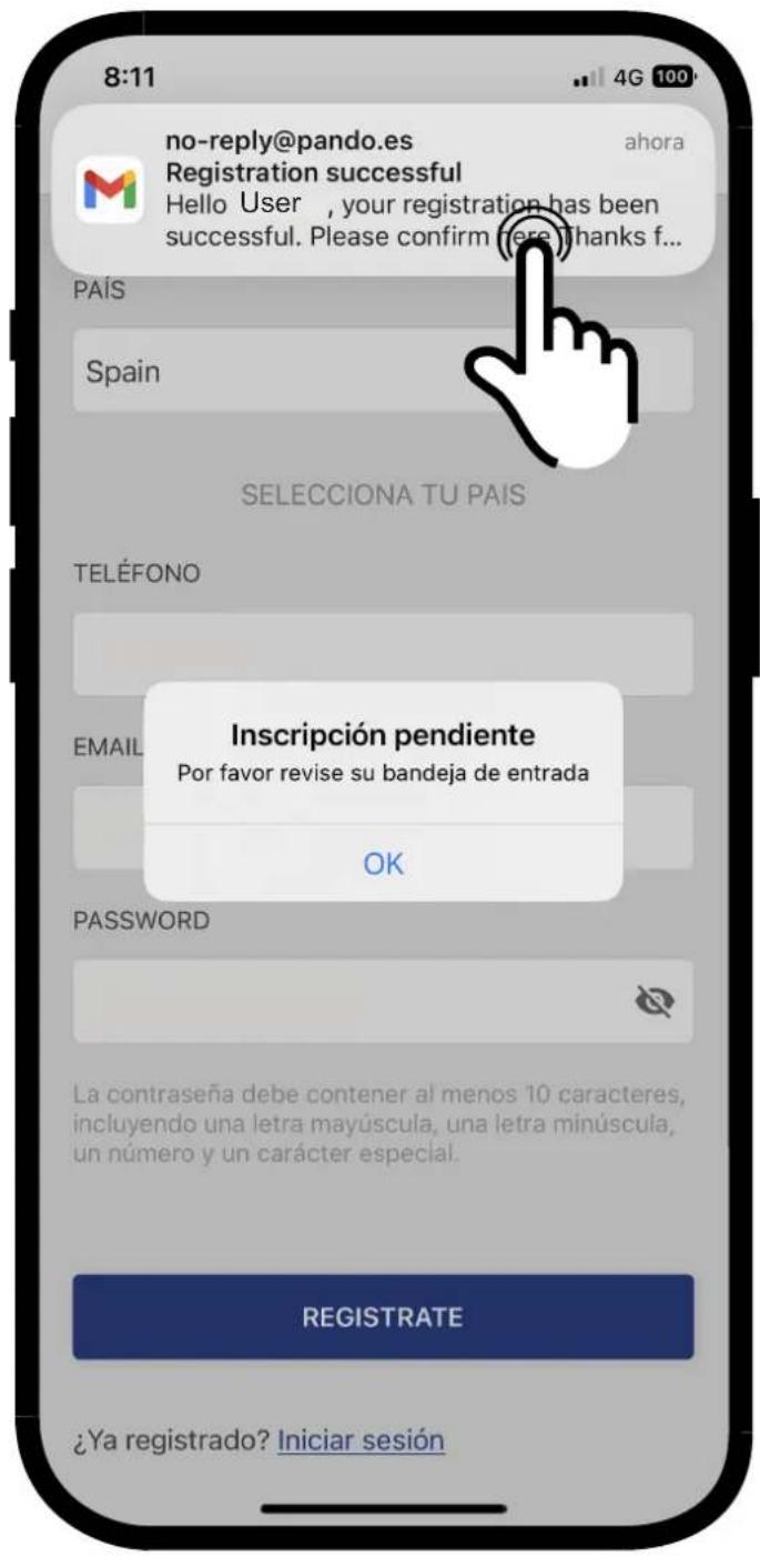 Pando I-894 - Obligación de enviar sus datos personales y consecuencias de no hacerlo. - 4