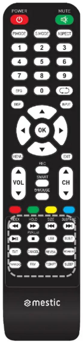 Mestic MTV-19 - TELECOMMANDE (FR) - 1