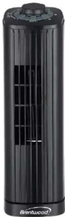 Brentwood F-14TBK - 14-INCH TOWER FAN - 1