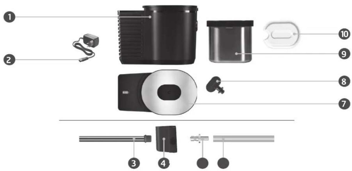 JURA Cool Control 1.0 l - Description des symboles - 1
