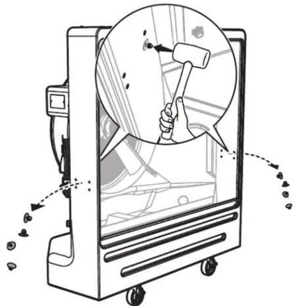 Big Ass Fans Cool-Space 300 - Remove media and knockouts - 1