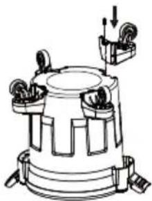 DEWALT DXV16PA - CASTER ASSEMBLY - 1