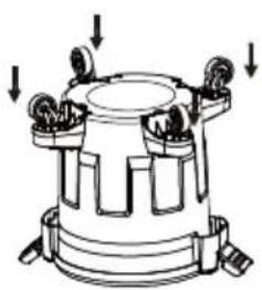 DEWALT DXV16PA - CASTER ASSEMBLY - 2