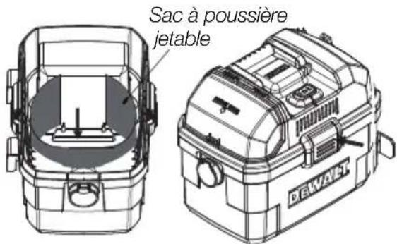 Sac à poussière jetable DEWART