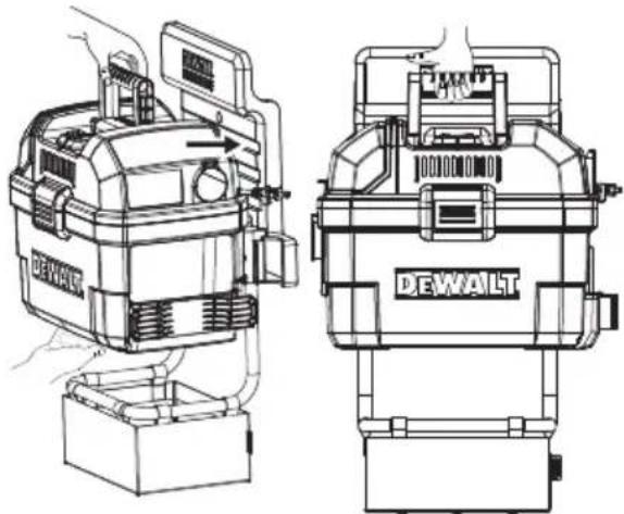 DEWALT DXV06G - DÉTACHER LE VAC - 1