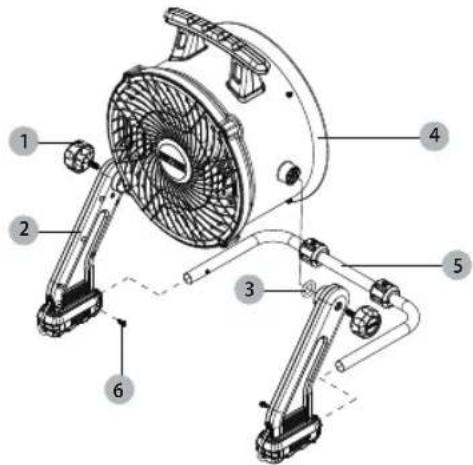 DEWALT DXF1616 - USO DE CORDONES DE EXTENSIÓN CON VENTILADOR - 1