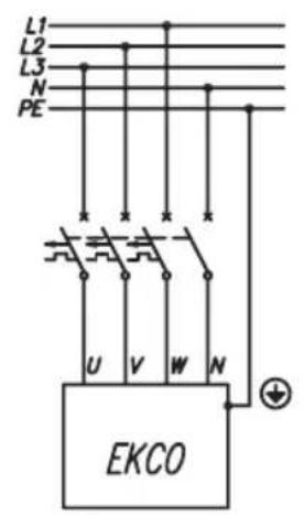 KOSPEL EKCO.M3-20 - Scheme de raccordement des chaudières à l'installation du chauffage central - 6