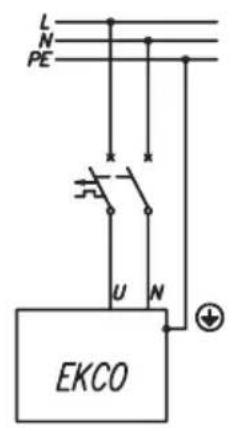KOSPEL EKCO.M3-20 - Scheme de raccordement des chaudières à l'installation du chauffage central - 5