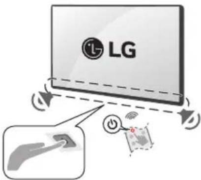 LG 55QNED80AUA - Mise sous tension du téléviseur - 1