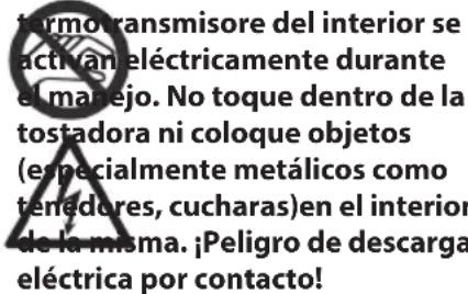 Cloer 3531 - Indicación de seguridad para el manejo de la tostadora - 1