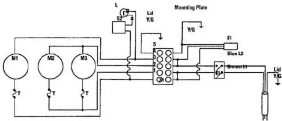 Goodway AV-1200 - GROUNDING CONNECTIONS BETWEEN COMPONENTS - 3