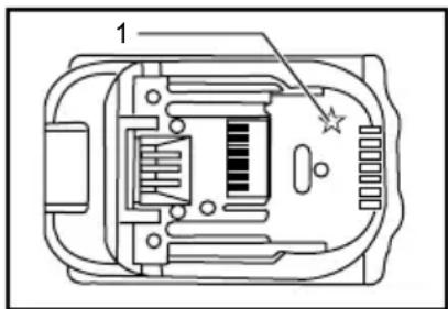 MAKITA XLC02 - Sistema de protección de batería (batería de ión de litio con marca de estrella) - 1