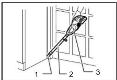 MAKITA XLC02 - Corner nozzle + Extension wand (Straight pipe) - 1