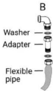 BEKO FBS63121WD - Gas connection - 2