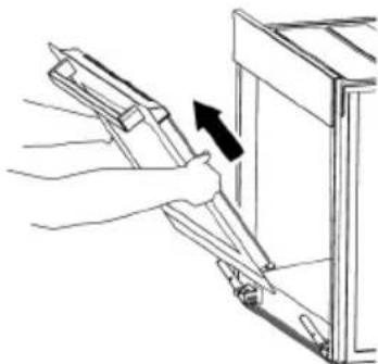BEKO FBS63121WD - Removing the oven door - 8