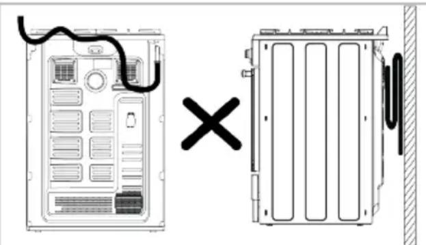 BEKO FBS63121WD - Choix du côte du raccordement au gaz - 2