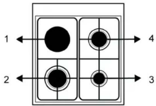 BEKO FBS63121WD - Hob section - 1