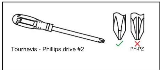 Tournevis - Phillips drive #2 PH-PZ