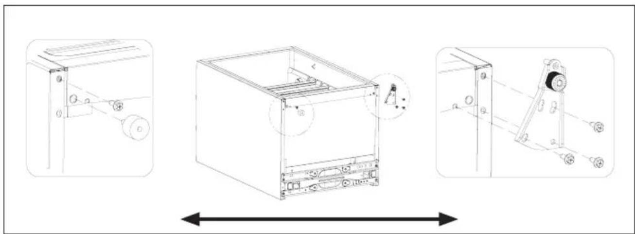 DOMO DO91138 - INVERSIONE DELL'APERTURA DELLO SPORTELLO - 4