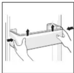 DOMO DO91138 - MOVING THE SHELVES AND DOOR RACK - 2