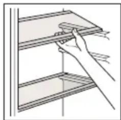 DOMO DO91138 - MOVING THE SHELVES AND DOOR RACK - 1