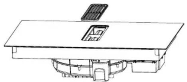 AMICA DHKI 752 800 C - Het glazen oppervlak schoonmaken - 1