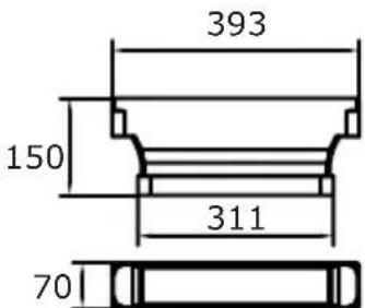 AMICA DHKI 752 800 C - BUIZENSET VOOR INDUCTIEKOOKPLAAT MET AFZUIGER - 15