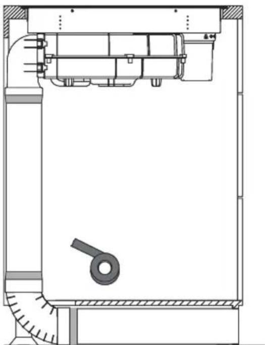 AMICA DHKI 752 800 C - Buizenset voor inductiekookplaat met afzuiger - 4