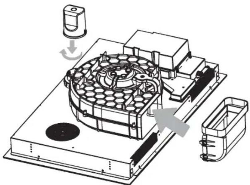 AMICA DHKI 752 800 C - Einbau für den Umluftbetrieb - 1