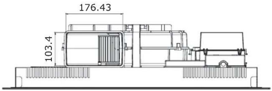 AMICA DHKI 752 800 C - Dimensions of the appliance - 4