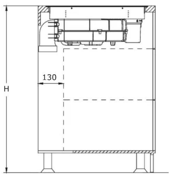 AMICA DHKI 752 800 C - Instalacija u režimu apsorbera (recirkulacija zraka) - 3