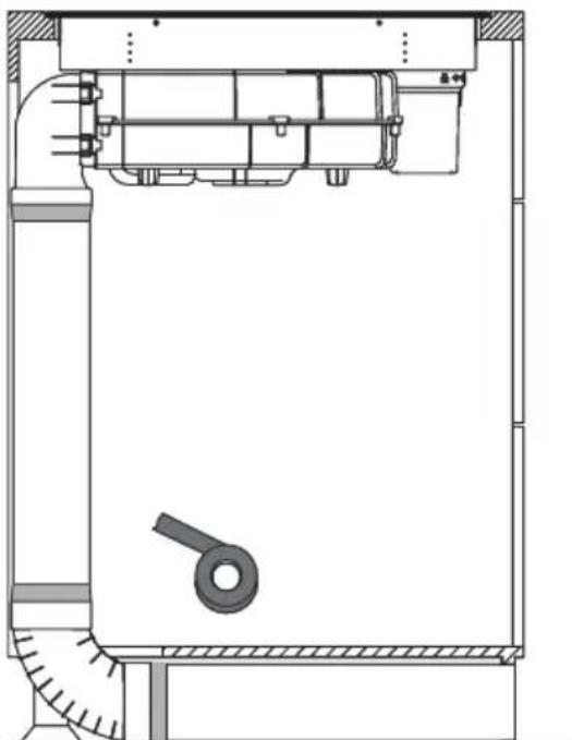 AMICA DHKI 752 800 C - Set cijevi za indukcijsku plocu s ispusnim sustavom - 4