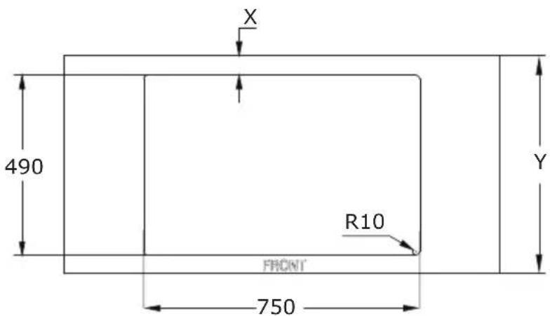 AMICA DHKI 752 800 C - Štandardná instalácia - 1