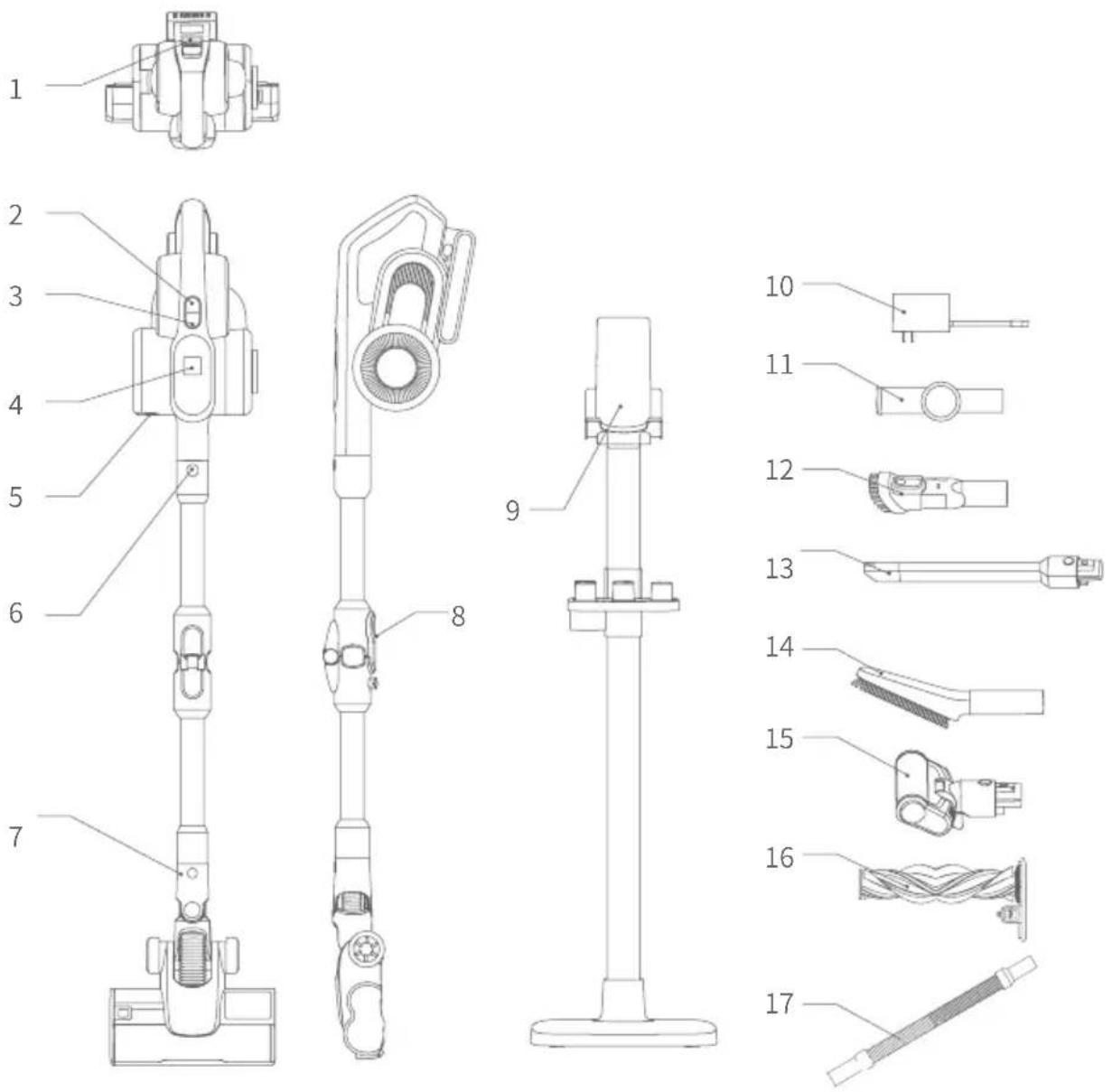 JIMMY H11 Pro - Teile Name - 1