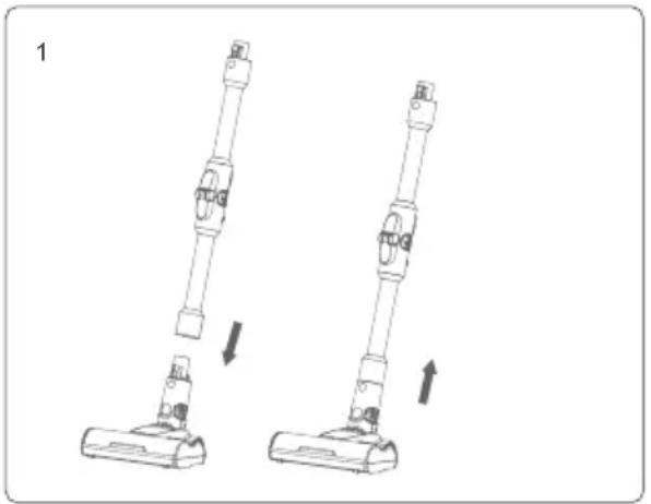 JIMMY H11 Pro - Installazione dell'aspirapolvere - 1