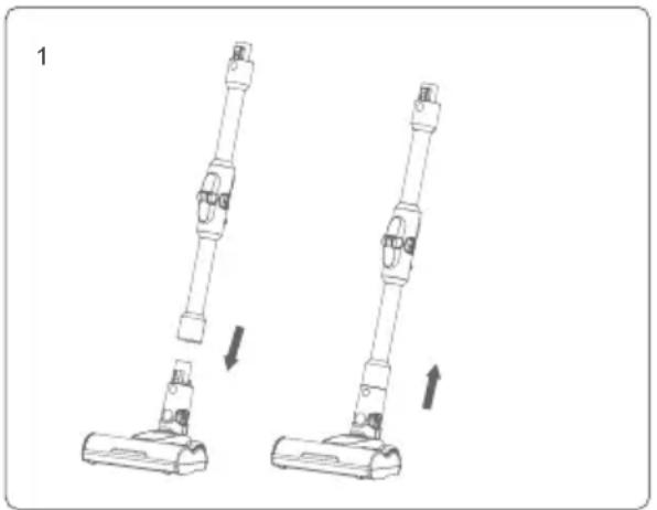 JIMMY H11 Pro - Montaż akumulatora z odkurzaczem - 1