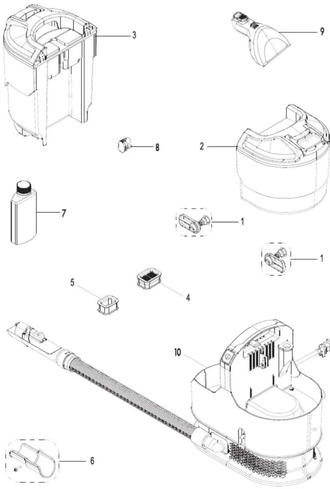 Armor All SCA702 0901 - EXPLODED VIEW - 1