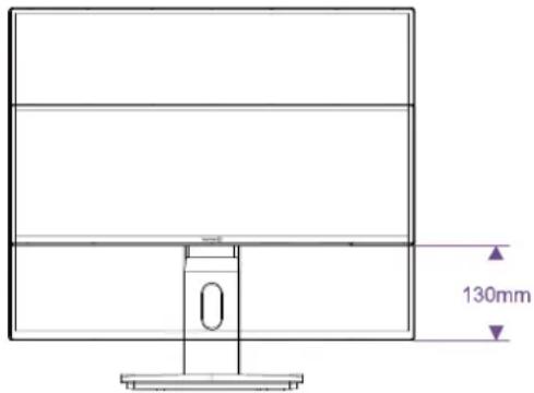 Terra 2456W PV - Illustration: tourner la base haute du support ajustable - 2