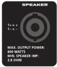 HUGHES & KETTNER QT-600 - Speaker Out - 1