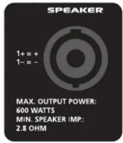 HUGHES & KETTNER QT-600 - SPEAKER OUT - 1