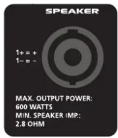 HUGHES & KETTNER QT-600 - SPEAKER OUT - 1