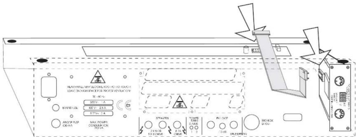 HUGHES & KETTNER Tube 50 - Installazione del Modulo MSM-1 MIDI: - 2