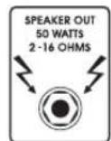 HUGHES & KETTNER Warp 7 - SPEAKER OUTPUTS: - 2