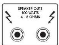 HUGHES & KETTNER Warp 7 - SPEAKER OUTPUTS: - 1